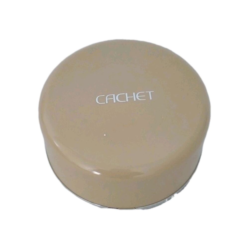 Cachet Perfumed Dusting Powder Prince Matchabelli 4 oz. Puff Sealed Vintage Tan
